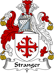 English Coat of Arms for the family Stranger