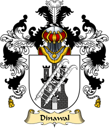 Welsh Family Coat of Arms (v.25) Dinawal (Descended from Tydwal Gloff)