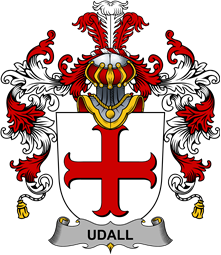 Irish Family Coat of Arms (v.25b) Udall