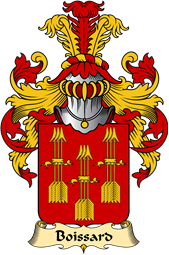 French Family Coat of Arms (v.23) for Boissard