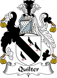 English Coat of Arms for the family Quilter