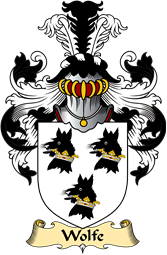 Irish Family Coat of Arms (v.23) for Wolfe