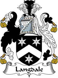 English Coat of Arms for the family Langdale