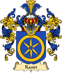 Italian Family Coat of Arms (v.25a) Randi
