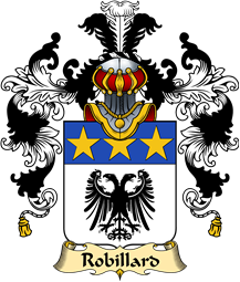 French Family Coat of Arms (v.25) Robillard