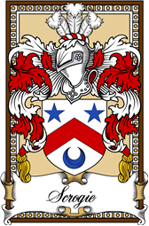 Scottish Coat of Arms Bookplate for Scrogie