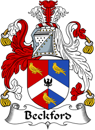 English Coat of Arms for the family Beckford