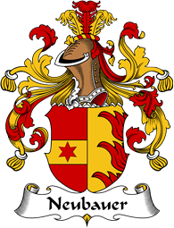 German Wappen Coat of Arms for Neubauer
