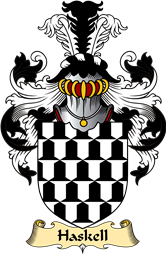 Irish Family Coat of Arms (v.23) for Haskell