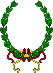 Laurel Wreath 12 (Large Ribbon)