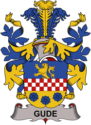 Coat of arms used by the Danish family Gude