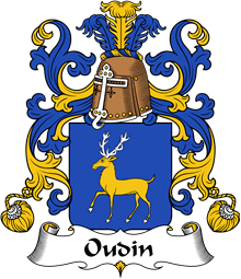 Coat of Arms from France for Odin or Oudin