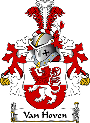 Dutch Coat of Arms for Van Hoven