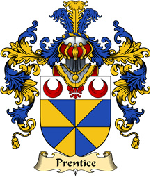 English Family Coat of Arms (v.25) Prentice