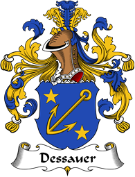 German Wappen Coat of Arms for Dessauer