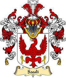 Italian Family Coat of Arms (v.25a) Sauli
