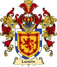 Scottish Family Coat of Arms (v.25) Lundin