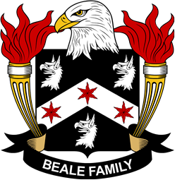 Coat of arms used by the Beale family in the United States of America