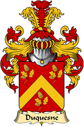 French Family Coat of Arms (v.23) for Quesne (du)