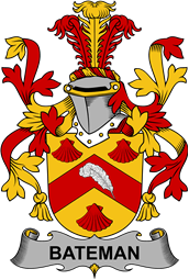 Irish Coat of Arms for Bateman