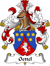 German Wappen Coat of Arms for Oettel