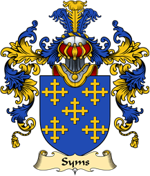 English Family Coat of Arms (v.25) Syms