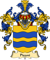 Italian Family Coat of Arms (v.25a) Pisani