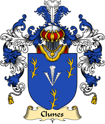 Scottish Family Coat of Arms (v.25) Clunes