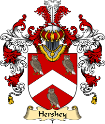 English Family Coat of Arms (v.25) Hersey or Hershey