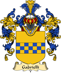 Italian Family Coat of Arms (v.25a) Gabrielli