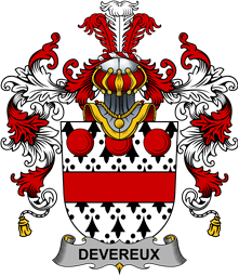 Irish Family Coat of Arms (v.25b) Devereux