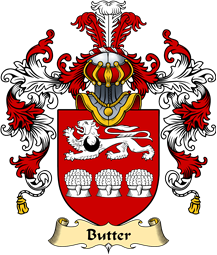 Welsh Family Coat of Arms (v.25) Butter (of Flint)