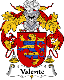 Portuguese Coat of Arms for Valente