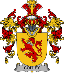 Irish Family Coat of Arms (v.25b) Colley or McColley