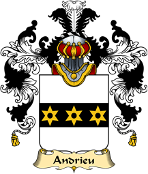 French Family Coat of Arms (v.25) Andrieu