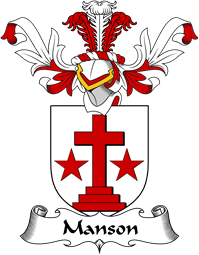 Coat of Arms from Scotland for Manson