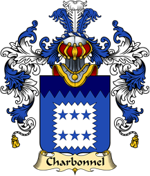 French Family Coat of Arms (v.25) Charbonnel
