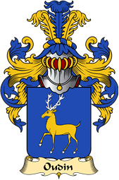 French Family Coat of Arms (v.23) for Odin or Oudin