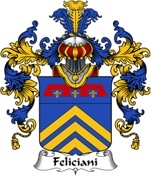 Italian Family Coat of Arms (v.25b) Feliciani