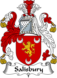 English Coat of Arms for the family Salisbury