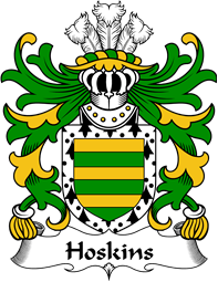 Welsh Coat of Arms for Hoskins (of Monmouthshire)