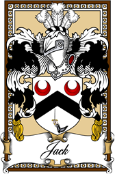 Scottish Coat of Arms Bookplate for Jack