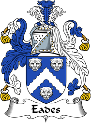 English Coat of Arms for the family Eades