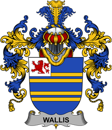Irish Family Coat of Arms (v.25b) Wallis