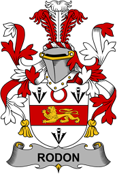 Irish Coat of Arms for Rodon or Rodden