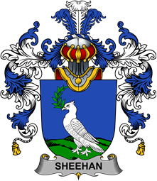 Irish Family Coat of Arms (v.25b) Sheehan or O