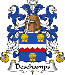 Coat of Arms from France for Deschamps