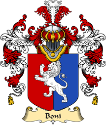 Italian Family Coat of Arms (v.25a) Boni