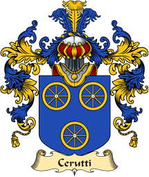 Italian Family Coat of Arms (v.25a) Cerutti