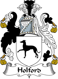 English Coat of Arms for the family Holford
